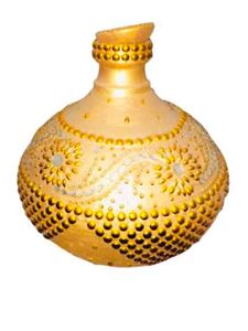 Decorative Golden Vase