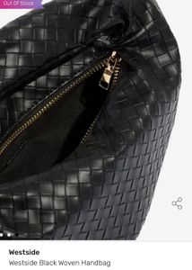 Westside Black Woven Bag