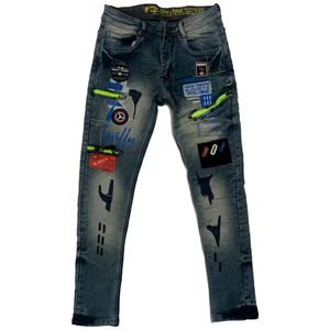 Pack Of 3 Distressed Rugged Denim Jeans Size 28