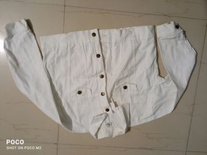 White Denim Jacket