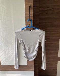 H&M Ruched Long Sleeve Top