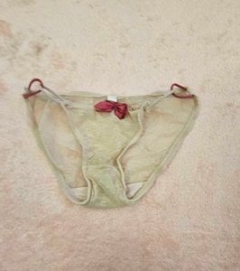 Lace Panties with Bow Detail