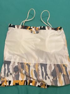 Camouflage Print Crop Top