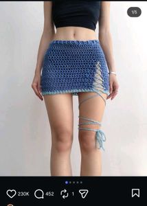 Handmade Crocheted skirt