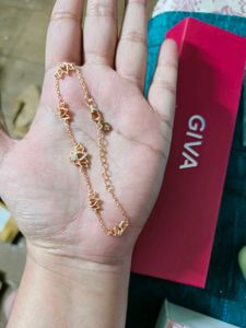 giva kamalam rose gold bracelet