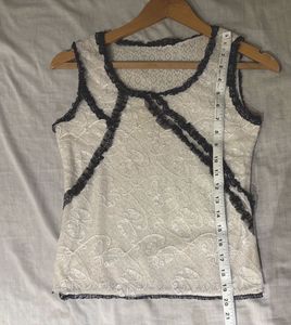 Beautiful Lace Trimmed  Top