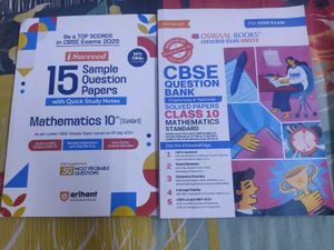 Class 10 Maths Oswaal & Arihant Question Bank