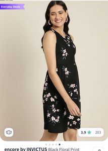 Black Floral Dress