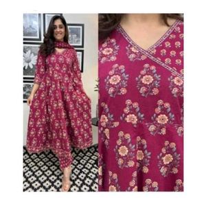 _New anarkali Angrakha kurta set with new style
