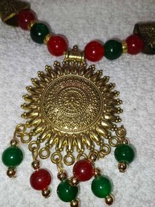Ethnic Necklace &amp; Earring Set