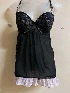Black Lace Babydoll