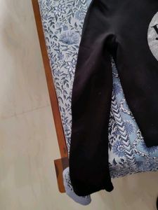 Black Veromoda 'J'aime le Weekend' Top