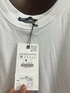 Zara White Tank Top