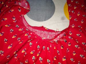Red Floral Nightsuit