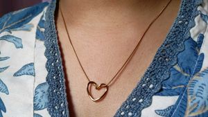 Antitarnish Heart Neckchain✨
