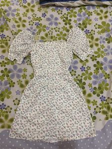 White Floral Dress