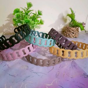 Matte Color Hair Band For Girl/ Kids/ Women