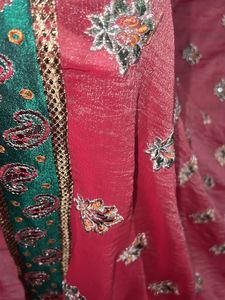 Elegant Embroidered Saree