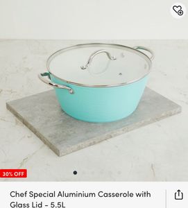 Chef Special Aluminium Casserole - 5.5L