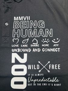 Party Wear Black T Shirt
