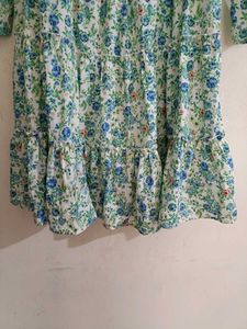 Unused White Floral Dress