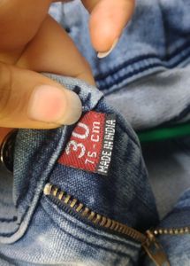 Distressed Denim Jeans