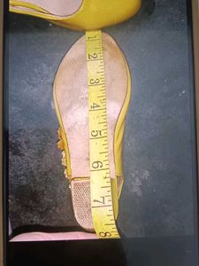 Yellow Slingback Flats