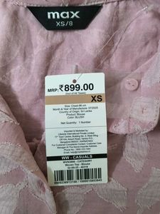 MAX 💝💖NEW WITH TAG..FADED STYLE TRENDY🩷SHIRT