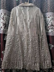 Silver Festive Lehenga
