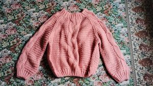 UNISEX Puffy Cable Knit Sweater