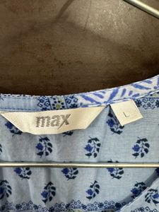 Blue Kurti Leggings Set