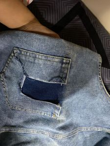 cute korean style denim pinafore