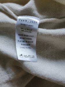 Van Heusen Cream Sleeveless Top
