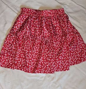 Red Cute Skirt