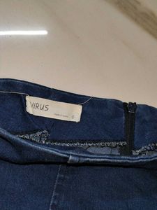 Denim Mini Skirt
