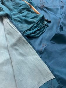 2 Suit Sets Blue And Grey Green Color