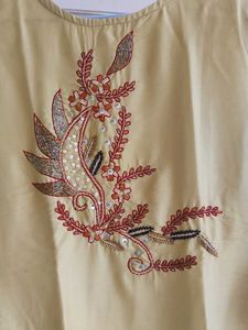 Women Jardoshi Work Kurti