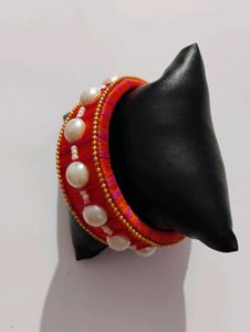 Pearl Bangle Bracelet