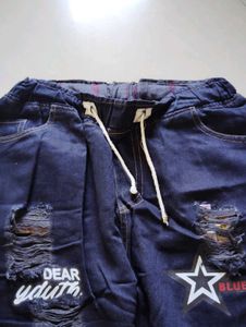 Ripped Wide Leg Jeans