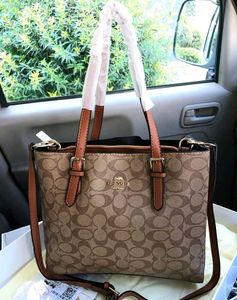 COACH NEW TOTE BAG WD INVOICE BILL N DUST COVER