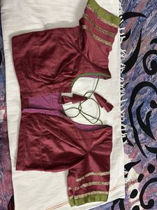 Mauve Velvet Blouse