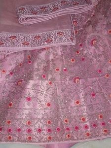 Bridal Pink Heavy Work Lehanga