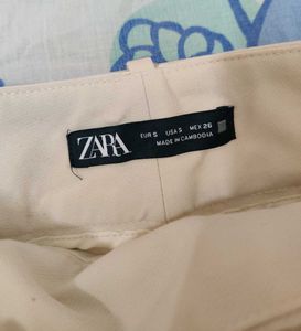 Zara Belted High-Waisted Trousers