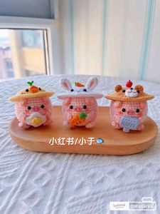 Crochet Piggy Figurines