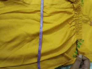 Beautiful Yellow Kurti Set