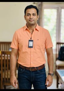 Tommy Hilfiger Peach Casual Shirt