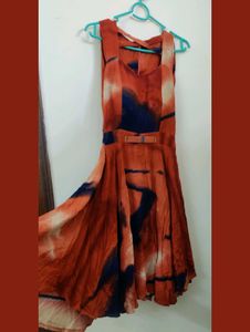 Rust And Blue One Piece