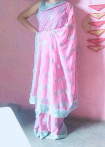 Pink Saree For Women