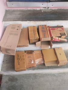 10 Cardboard Boxes & Courier Covers