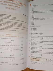 Oswaal Mathematics Sample Paper Class 10th  2023